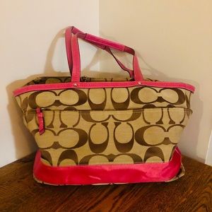Coach diaper bag